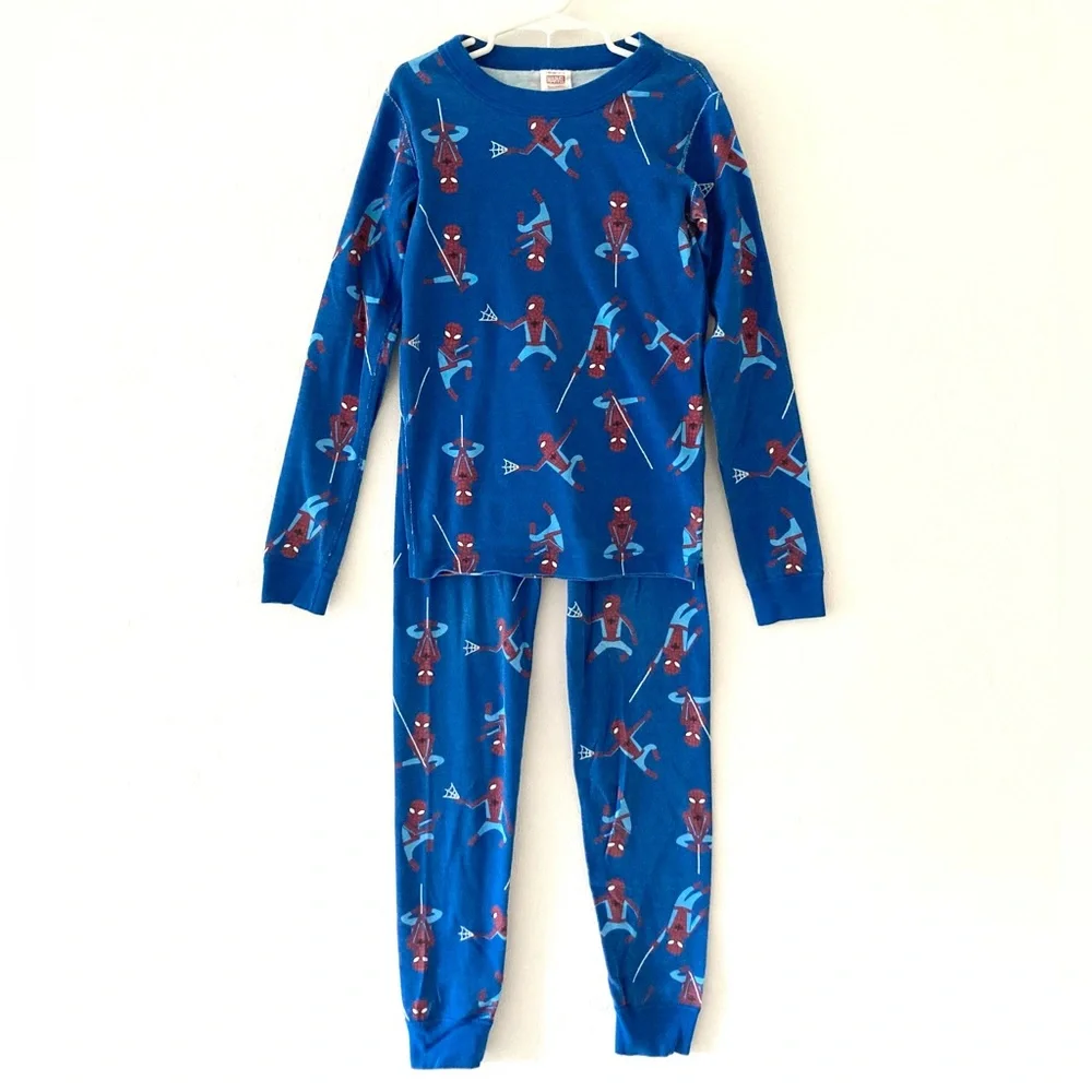 Hanna Andersson Spider-Man Long Sleeve Pajama Set Size 10